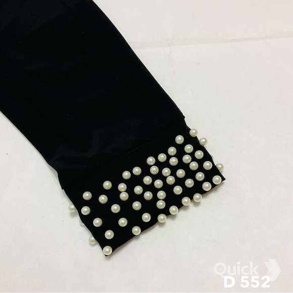 M - NWT The Look Black Dazzle Shift Dress - Picture 5 of 8